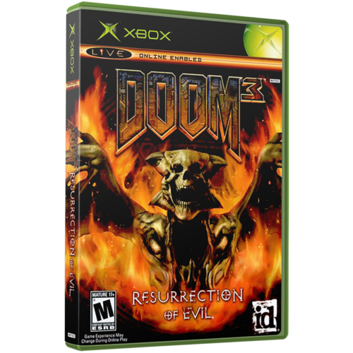 Doom 3 Resurrection Of Evil - Xbox Clássico - Reprô