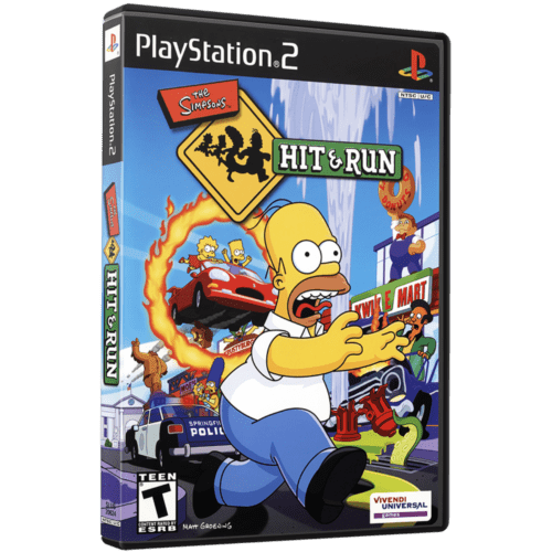 Os Simpsons Hit e Run - Playstation 2 - Reprô