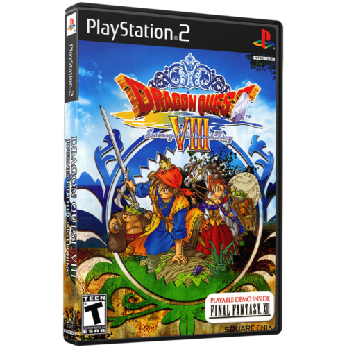 Dragon Quest VIII Journey of The Cursed King (Legendado) - Playstation 2 - Reprô