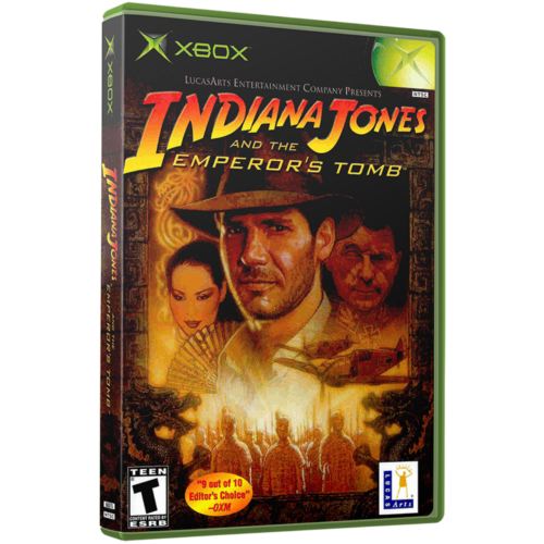 Indiana Jones And The Emperor's Tomb - Xbox Clássico - Reprô