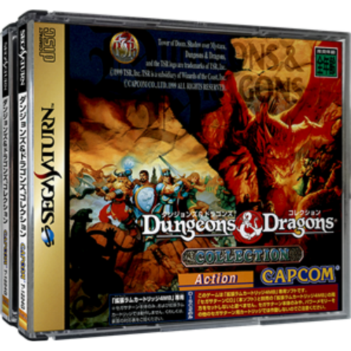 Dungeons e Dragons Collection Tower of Doom - Sega Saturno - Reprô