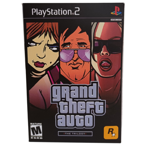 Box GTA Trilogy - Playstation 2 - Reprô