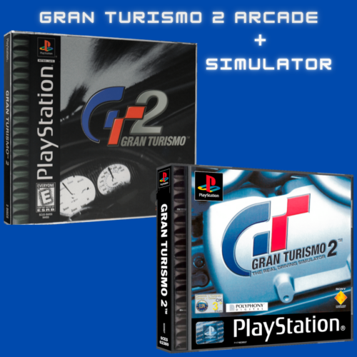 Gran Turismo 2 Arcade + Simulação Mode - Playstation 1 - Reprô