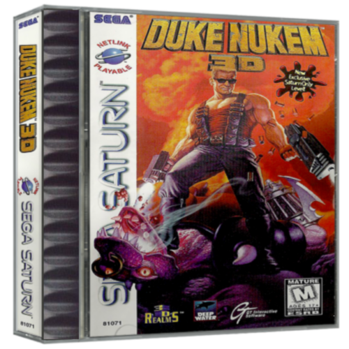 Duke Nukem 3D - Sega Saturno - Reprô