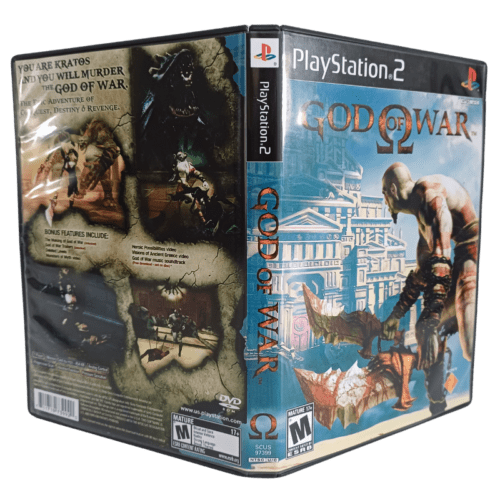 Box God Of War (1 e 2 Com Manual)  - Playstation 2 - Reprô - Image 10