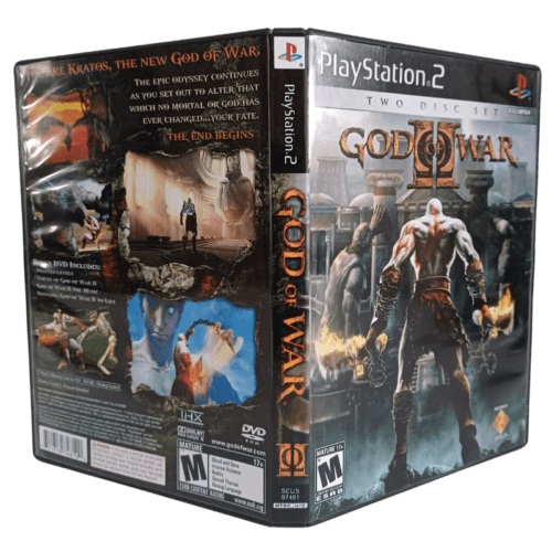 Box God Of War (1 e 2 Com Manual)  - Playstation 2 - Reprô - Image 14