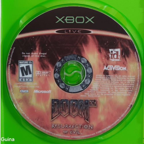 Doom 3 Resurrection Of Evil - Xbox Clássico - Reprô - Image 5