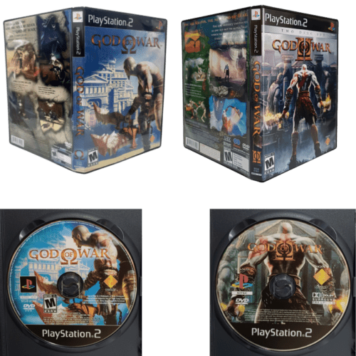 Box God Of War (1 e 2 Com Manual)  - Playstation 2 - Reprô - Image 7