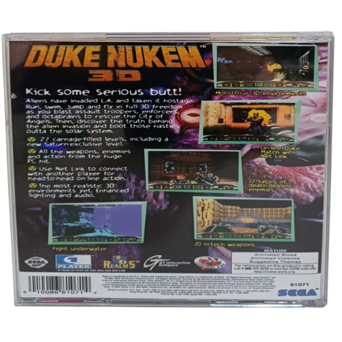 Duke Nukem 3D - Sega Saturno - Reprô - Image 9