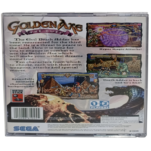 Golden Axe The Duel - Sega Saturno - Reprô - Image 9