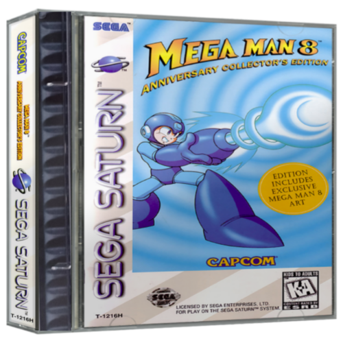 Mega Man 8 Anniversary Collector's Edition - Sega Saturno - Reprô