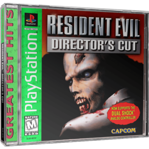 Resident Evil Director's Cut Greatest Hits - Playstation 1 - Reprô