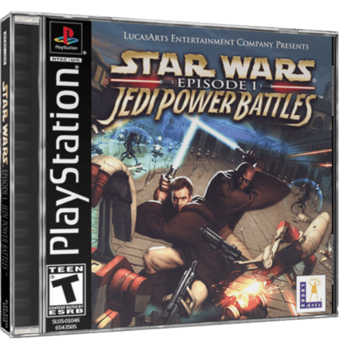 Star Wars Episode I Jedi Power Battles - Playstation 1 - Reprô