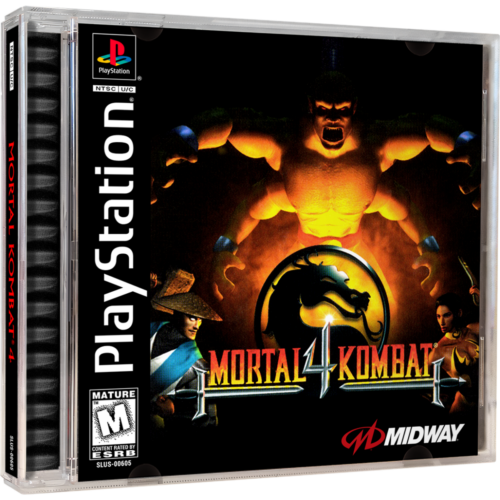 Mortal Kombat 4 - Playstation 1 - Reprô