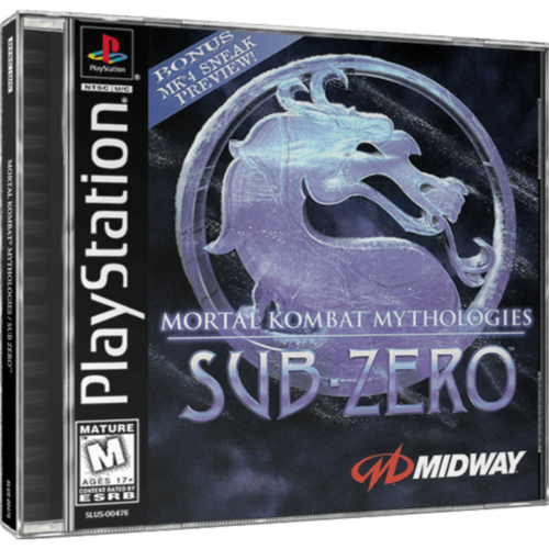 Mortal Kombat Mythologies Sub-Zero - Playstation 1 - Reprô