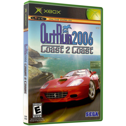 OutRun 2006 Coast 2 Coast - Xbox Clássico - Reprô