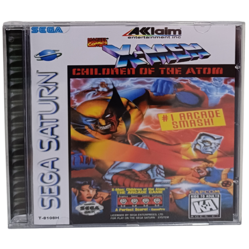 X-Men Children of The Atom - Sega Saturno - Reprô - Image 2