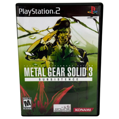 Metal Gear Solid 3 (Disco 1 Subsistence e 2 Persistence) - Playstation 2 - Reprô - Image 2