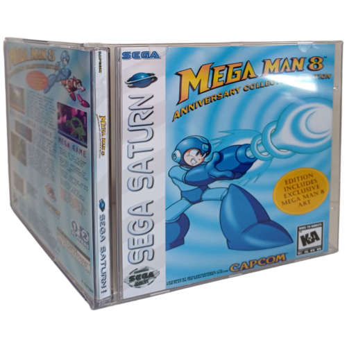 Mega Man 8 Anniversary Collector's Edition - Sega Saturno - Reprô - Image 3