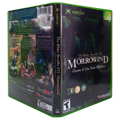 The Elder Scrolls III Morrowind Game of The Year Edition - Xbox Clássico - Reprô - Image 3