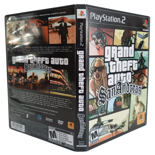 GTA San Andreas Com Manual - Playstation 2 - Reprô - Image 3