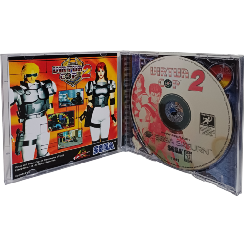 Virtua Cop 2 - Sega Saturno - Reprô - Image 4