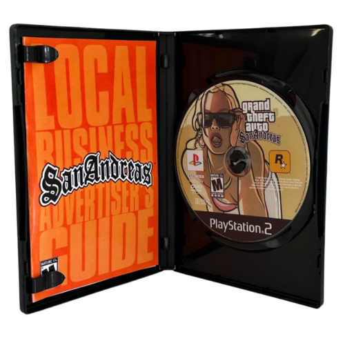 GTA San Andreas Com Manual - Playstation 2 - Reprô - Image 4