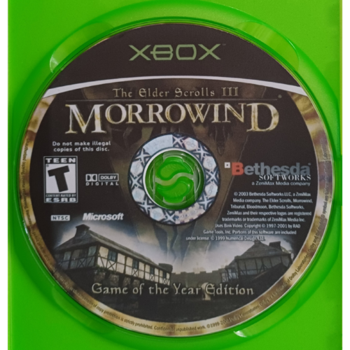 The Elder Scrolls III Morrowind Game of The Year Edition - Xbox Clássico - Reprô - Image 5