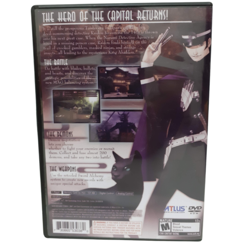 Shin Megami Tensei Devil Summoner 2 Raidou Kuzunoha vs. King Abaddon - Playstation 2 - Reprô - Image 6