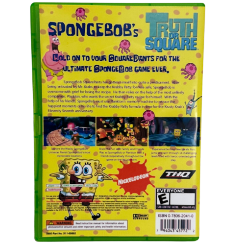 SpongeBob's Truth Or Square - Xbox 360 - Reprô - Image 7