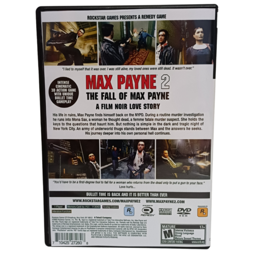 Max Payne 2 The Fall Of Max Payne - Playstation 2 - Reprô - Image 7