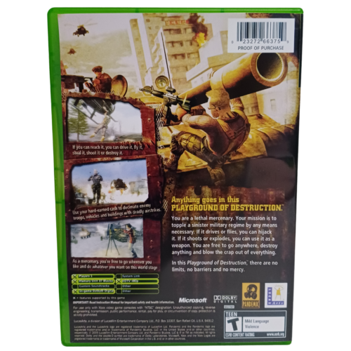 Mercenaries Playgound Of Destrution - Xbox Clássico - Reprô - Image 7