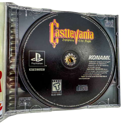 Box Castlevania Symphony of The Night Midia Preta Com Manual - Playstation 1 - Reprô - Image 7