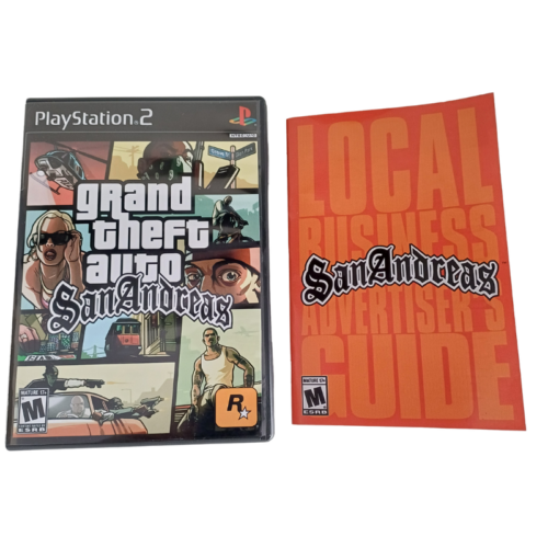 GTA San Andreas Com Manual - Playstation 2 - Reprô - Image 8