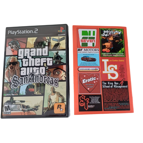 GTA San Andreas Com Manual - Playstation 2 - Reprô - Image 9