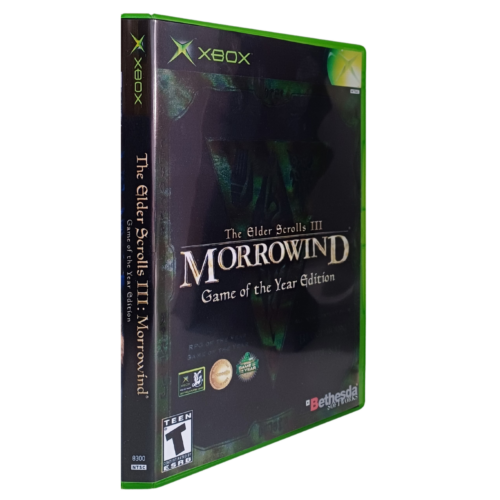 The Elder Scrolls III Morrowind Game of The Year Edition - Xbox Clássico - Reprô