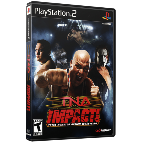 Tna Impact Total Nonstop Action Wrestling - Playstation 2 - Reprô