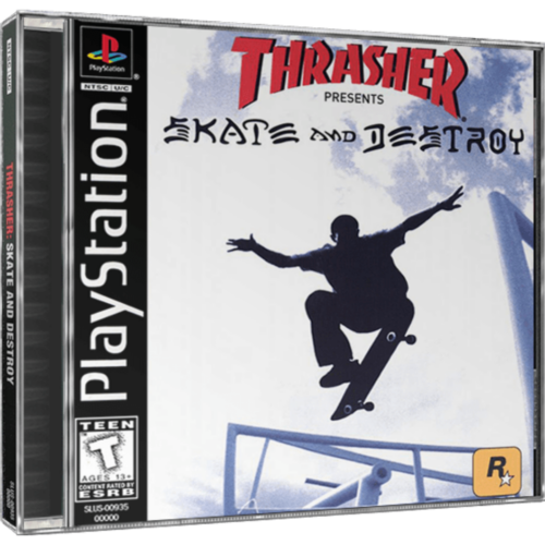 Thrasher Skate And Destroy - Playstation 1 - Reprô