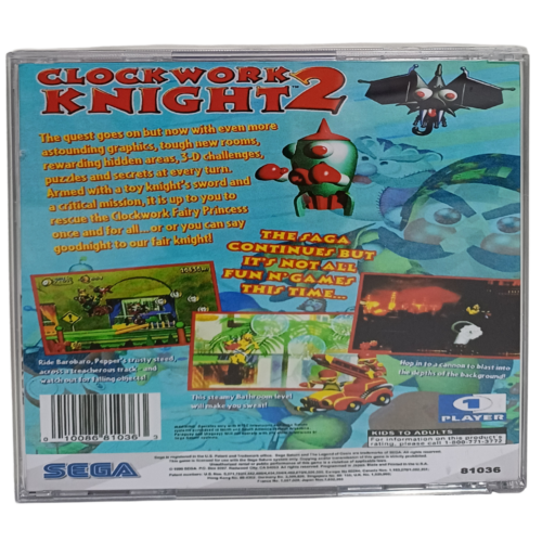 Clockwork Knight 2 - Sega Saturno - Reprô - Imagem 8