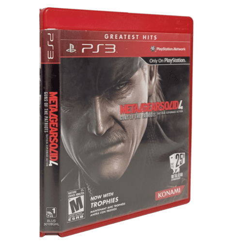 Metal Gear Solid 4 Guns of the Patriots (GH) - Playstation 3 - Mídia Física Original