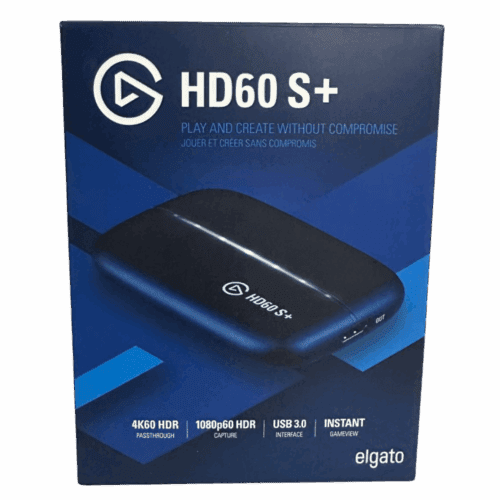 Placa captura de video Elgato HD60 S+ S Plus 4k Usb 3.0 portátil
