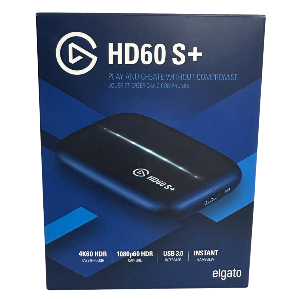 Placa captura de video Elgato HD60 S+ S Plus 4k Usb 3.0 portátil