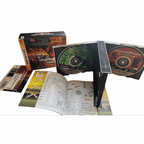 Box Dungeons e Dragons Collection Tower of Doom (Prensado com Manual) - Sega Saturno - Reprô