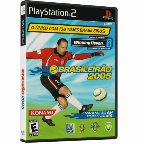 Winning Eleven 8 - Brasileirão 2005 - Playstation 2 - Reprô