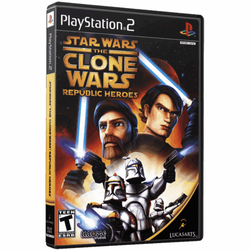 Star Wars The Clone Wars - Republic Heroes - Playstation 2 - Reprô