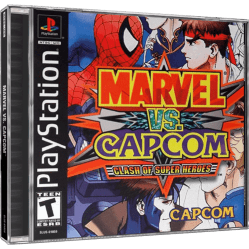 Marvel vs. Capcom: Clash of Super Heroes - Playstation 1 - Reprô