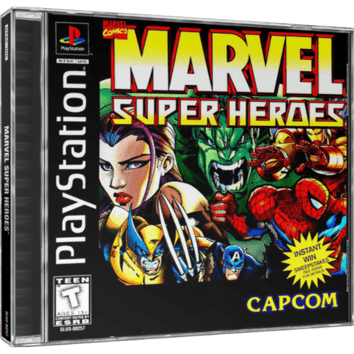 Marvel Super Heroes - Playstation 1 - Reprô