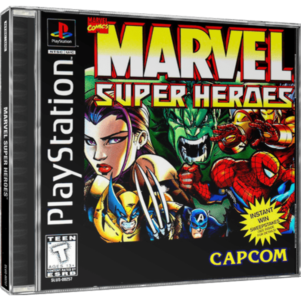 Marvel Super Heroes - Playstation 1 - Reprô