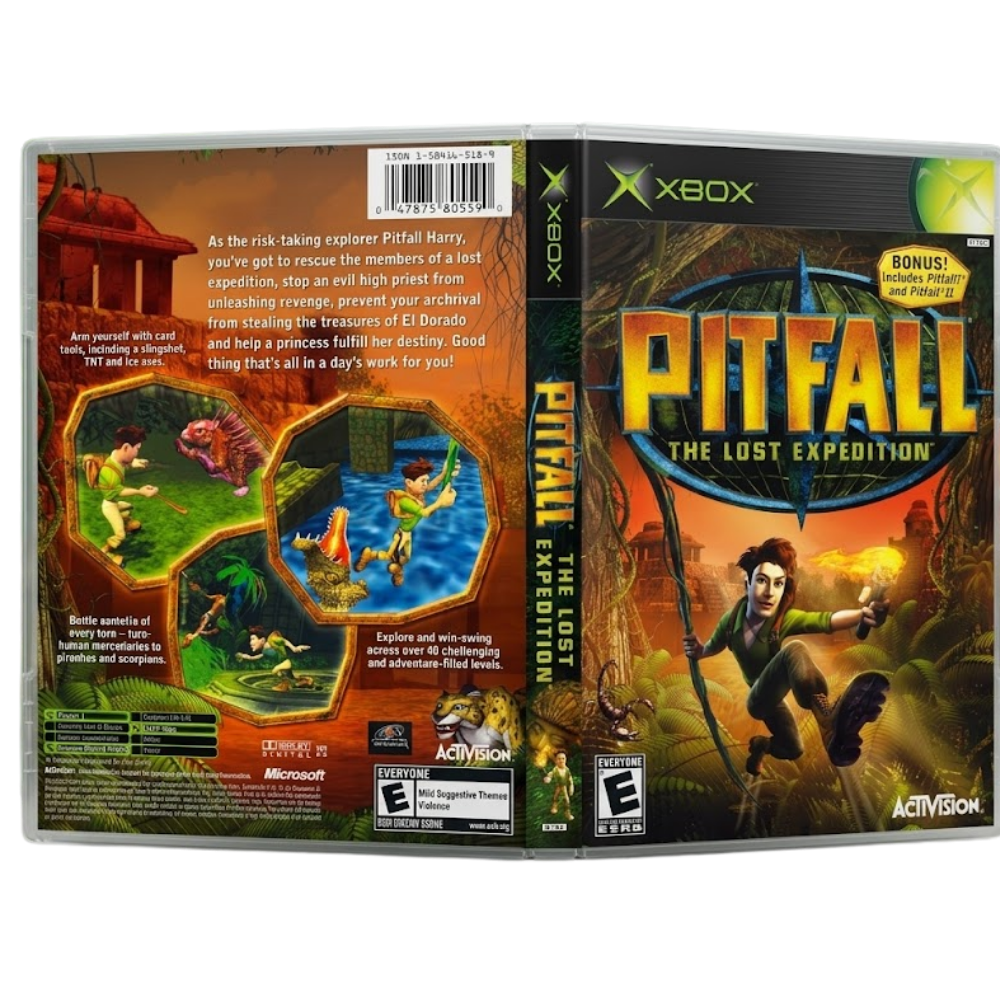 Pitfall: The Lost Expedition - Xbox Clássico - Reprô - Imagem 3