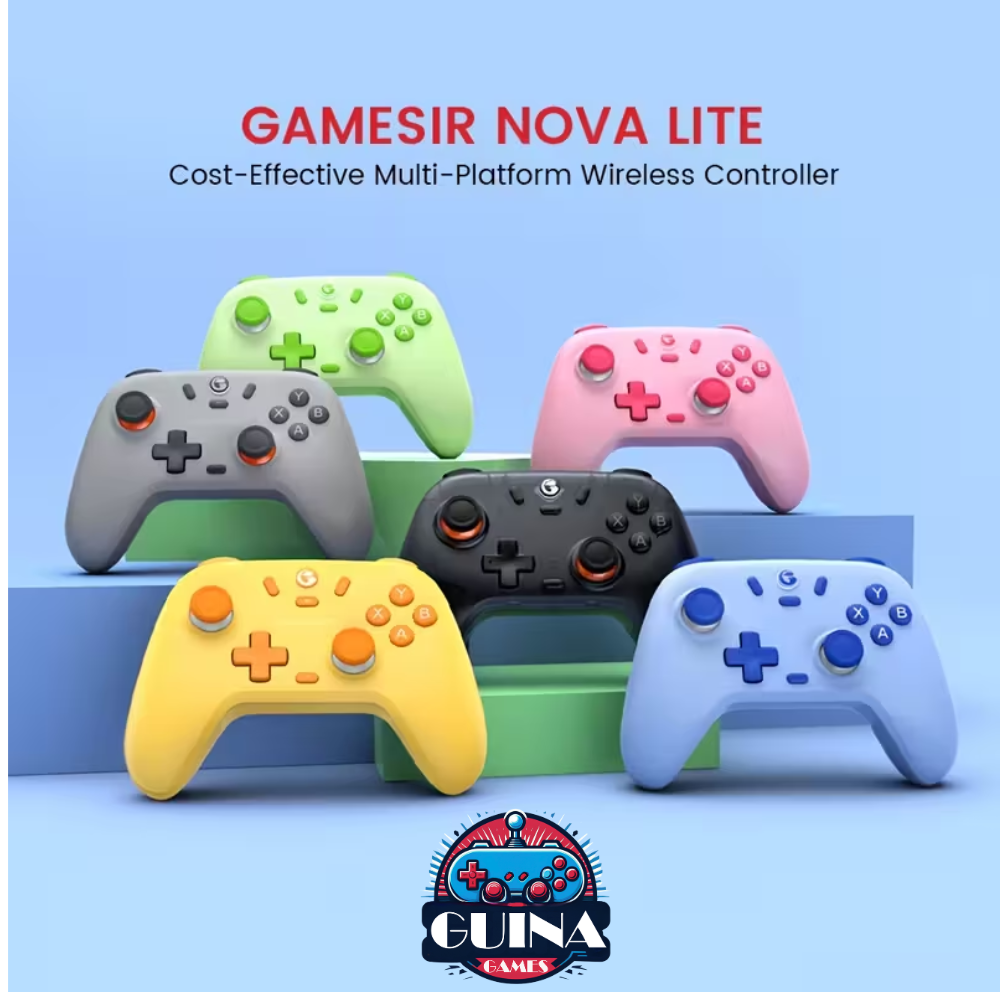 Controle Gamesir T4 Nova Lite Sem Fio Com Hall Effect + Case